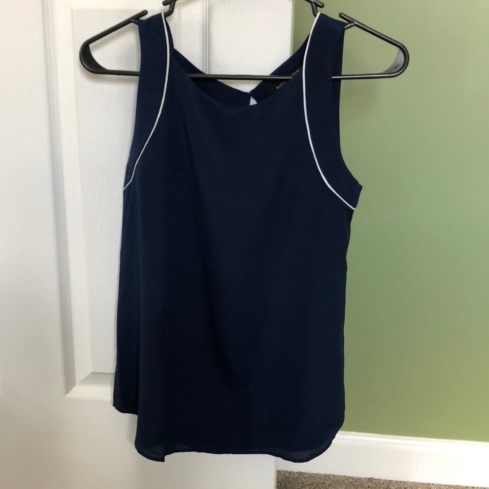 Banana Republic Navy Blue Blouse